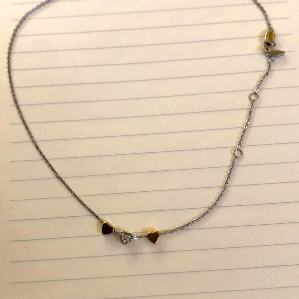 Fossil Heart Necklace. NWT. Classy